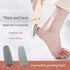 Rechargeable Electric Foot File - Waterproof Callus Remover with Interchangeable Heads(white)