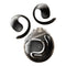 Bone Conduction Wireless Earbuds - Hi-Fi Sound with 360-Degree Design and Fitness Tracking(black)