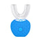 Electric Ultrasonic Toothbrush Couple Set with Charging Base and Smart Cleaning Technology(blue)