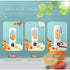 Portable Electric Juicer Blender - 450ml USB Rechargeable Smoothie Maker with 12 Blades(Purple)