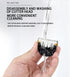 Professional Pet Grooming Hair Clipper Kit - Rechargeable, Low Noise, with Ceramic Blades & 5-Speed Adjustment(gold)