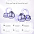 Stylish TWS Wireless Earbuds with Real-Time AI Translation - Immersive Sound & Touch Control(purple)