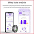 Advanced Smart Health Ring - 24/7 Heart Rate, SpO2, Sleep & Activity Tracker with Magnetic Charging(Black)