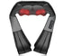 Deep Kneading Shiatsu Neck & Shoulder Massager with Heat - USB Rechargeable Ergonomic Design(Gray and black)
