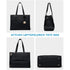 Stylish Quilted Laptop & Lunch Tote Bag , Water-Resistant with Insulated Compartment & Clutch(Beige)