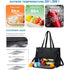 Stylish Quilted Laptop & Lunch Tote Bag , Water-Resistant with Insulated Compartment & Clutch(Beige)