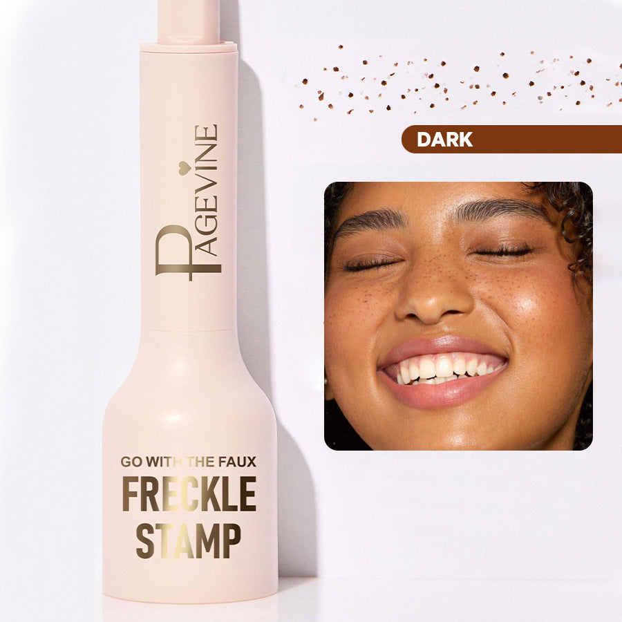 Effortless Faux Freckle Stamp Pen - Natural Looking Freckle Clusters in Seconds(DARK)