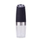 Gravity Electric Salt & Pepper Grinder Set - Adjustable Coarseness, LED Light, Battery Operated(black)