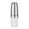 Gravity Electric Salt & Pepper Grinder Set - Adjustable Coarseness, LED Light, Battery Operated(silver)