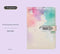 A5 Tie-Dye Journal with Combination Lock - 240 Pages, Soft Touch Cover Diary(Pink Green)