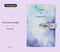 A5 Tie-Dye Journal with Combination Lock - 240 Pages, Soft Touch Cover Diary(Purple)