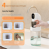 Smart Automatic Mouthwash Dispenser - 4 Adjustable Levels, LED Display, 2000mAh Battery & Magnetic Cups(white)