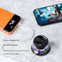 G300 Magnetic Suction Bluetooth Speaker - RGB Lights, 40mm Driver, 6H Playtime(Yellow)