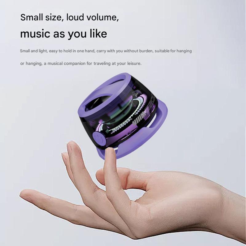 G300 Magnetic Suction Bluetooth Speaker - RGB Lights, 40mm Driver, 6H Playtime(Yellow)
