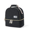 Versatile Insulated Breast Milk Cooler & Lunch Backpack - Waterproof, Multi-Carry Options(Pure black)