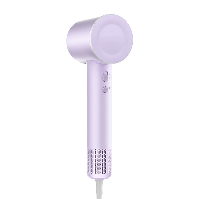 High-Speed Ionic Hair Dryer - 110,000 RPM Motor, 70m/s Airflow, Low Noise(Light purple)