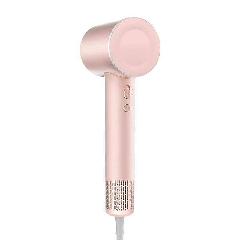 High-Speed Ionic Hair Dryer - 110,000 RPM Motor, 70m/s Airflow, Low Noise(Pink)