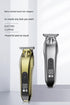Professional Electric Hair Clipper & Beard Trimmer - USB Rechargeable, LED Display(gold)
