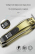Professional Electric Hair Clipper & Beard Trimmer - USB Rechargeable, LED Display(gold)