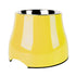 Elevated Pet Feeding Bowl with Stainless Steel Inner - Promotes Healthy Digestion & Reduces Neck Strain(Yellow)