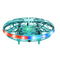 Hand-Controlled UFO Mini Drone with LED Lights & Obstacle Avoidance(green)