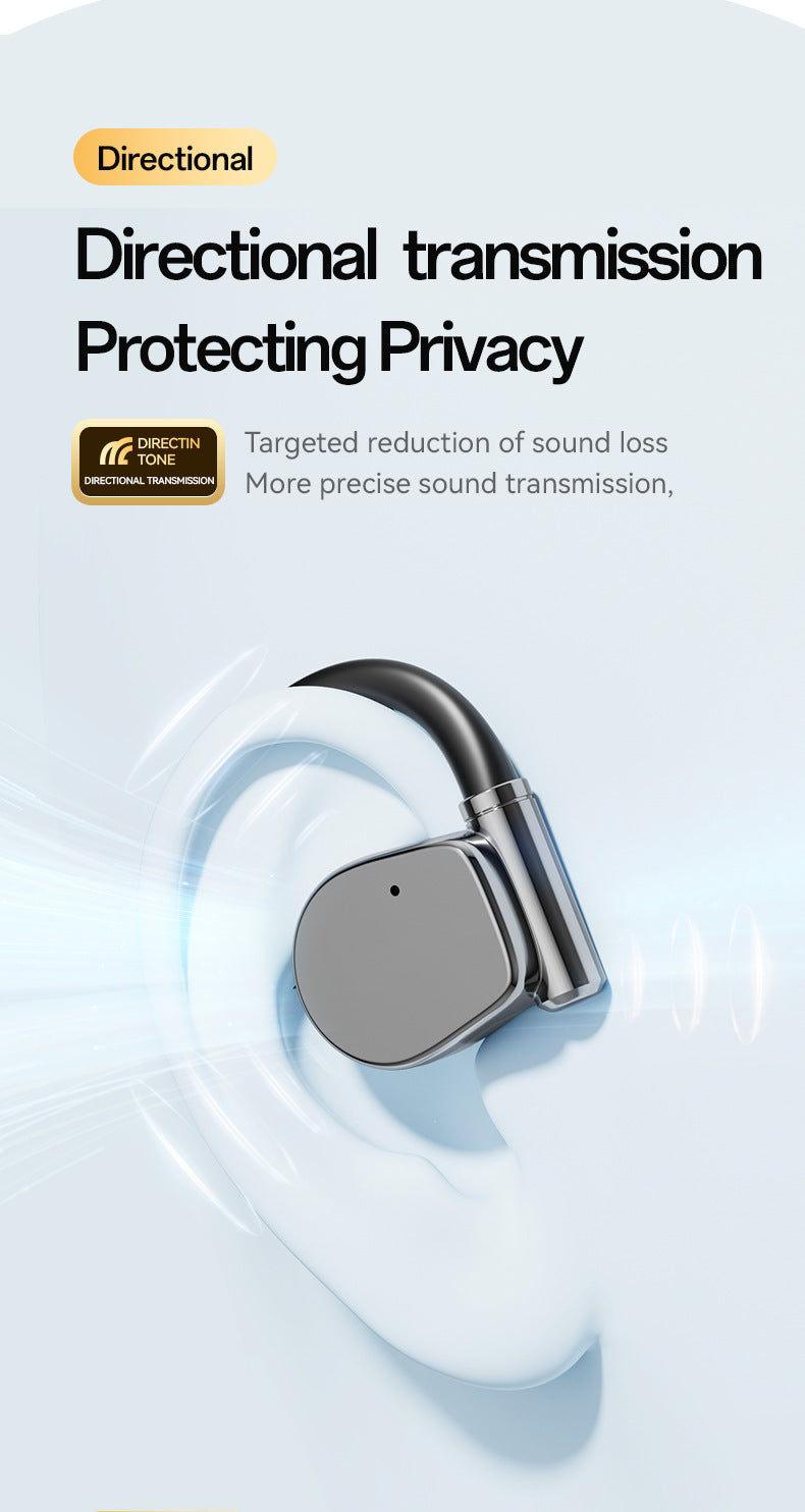 Open-Ear TWS Wireless Earbuds with HIFI Sound & LED Display - Dolby Surround(Skin color)