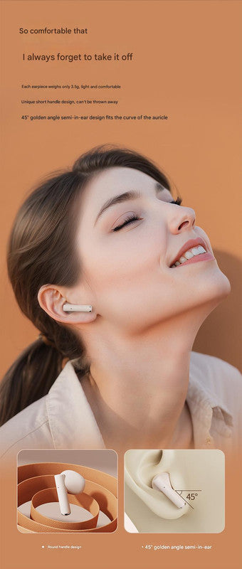 Retro Camera Style TWS Earbuds - Bluetooth 5.4, ENC, Low Latency Gaming(Green)