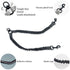 Orange Pet Double-Ended Rope + 1.5M Leash - Easy to walk two dogs, tangle-free design