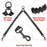 Orange Pet Double-Ended Rope + 1.5M Leash - Easy to walk two dogs, tangle-free design