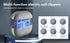 White Multi-Function Electric Nail File - Built-in Storage Space, LED Light, Quiet Operation