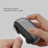 White Multi-Function Electric Nail File - Built-in Storage Space, LED Light, Quiet Operation
