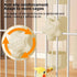 Brown Automatic Bird Water Feeder Bottle (200ml) - Leakproof No-Drip Dispenser for Parrots