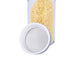 Modern stainless steel square spice revolving rack with 12 (88 ml each) empty glass jars