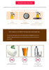 USB Cup Warmer - Wood Grain Electric Beverage Heater for Desk Office Home