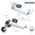 (100 lights warm white at 10 meters) Camping tent light kit - rechargeable power bank, spool light string, remote control