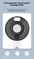 White Rechargeable Pet Grooming Brush with UVC Sterilizer & Mist Spray
