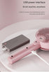 White Rechargeable Pet Grooming Brush with UVC Sterilizer & Mist Spray