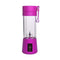 Dark Purple Portable Blender USB Rechargeable - Personal Size Smoothie Maker On The Go