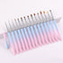 Professional Nail Art Brush Kit (15pcs) - Gradient Handles Manicure Tools