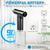 White Electric Earwax Irrigator Set - Gentle and effective earwax cleaner with collection basin and earplugs