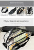 Black transparent Multi-Purpose Clear PVC Bag - Travel, Fitness, Storage Tote (42x26x15cm)