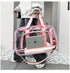 Pink transparent Multi-Purpose Clear PVC Bag - Travel, Fitness, Storage Tote (42x26x15cm)