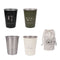 Color Mixing 304 Stainless Steel Camping Cup - 350ml Outdoor Drinkware(Set of 4 with Bag)