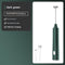 Green Cordless Drink Mixer & Frother Wand - USB Powered(Spring bubbler head)