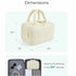 Black Puffy Travel Wash Bag with Wide-Mouth Access and Wet-Dry Pockets
