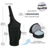 Blue All-in-One Yoga Sling Bag - Fits Mat & Gear, Large Opening, Side Pockets