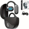Black Comfortable Open-Ear Bluetooth Headset - Real-Time Translation, LED Display