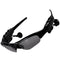 Black Bluetooth Sunglasses with Wireless Earbuds for Music and Calls