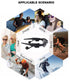 Brown Bluetooth Sunglasses with Wireless Earbuds for Music and Calls