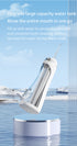 Blue Portable Ultrasonic Oral Irrigator with 3 Cleaning Modes Smart Teeth Cleaning Machine